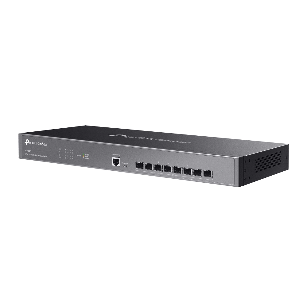 TP-Link Omada SX3008F | 8 Port 10G SFP+ Enterprise Level Switch | L2+ Smart Managed view 4